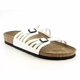 Birkenstock Granda Sandals Slides Shoes White Womens
