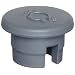 Wheaton W224100-282 Rubber 28mm Stopper with 2-Leg Lyophilization, Gray Chlorobutyl/46 (Case of 1000)