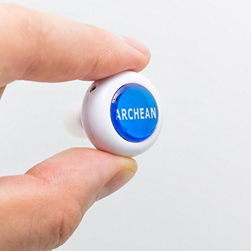 Mini ARCHEAN Light Weight Wireless Music Earbud Headset Headphones with Mic for iPhone, iPad, Samsung Galaxy, Motorala, Sony, HTC and most Bluetooth Enable Devices - [White]