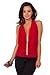 Hot from Hollywood Women's Halter Cowl Neck Bikini Metal Dangle Backless Top