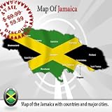 Jamaica Map Powerpoint Templates - Powerpoint Maps for Jamaica