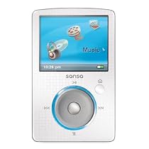 Sandisk - Sansa Fuze - Baladeur mp3 - Ecran 1,9" - 4 Go - Blanc
