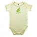 Hudson Baby Organic Bodysuit - Pea Ecru - Newborn