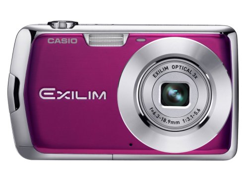 Casio EXILIM EX-Z2 PE Digitalkamera (12 Megapixel, 3-fach opt. Zoom, 6,9 cm (2,7 Zoll) Display) violett