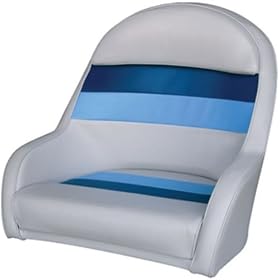 Wise Seats 8WD120LS204 PONTOON CAPTAIN CHAIR-WHITE DELUXE BUCKET CAPTAIN'S CHAIR by