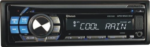 Alpine CDE-114BTi Black Edition (schwarzer Rahmen zusätzlich im Lieferumfang) CD/MP3/WMA/AAC Tuner mit integriertem Bluetooth