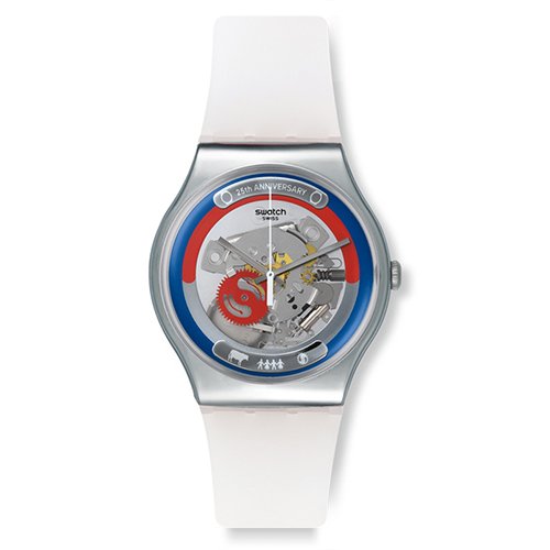 Swatch Unisex SUOZ195 This Is My World Analog Display Quartz White Watch