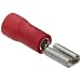 Morris Products 10308 Female Disconnect, Vinyl Insulated, Red, 22-16 Wire Size, 0.02"X0.11" NEMA Tab  (Pack of 100)