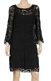 MAXSTUDIO LACE SHIFT DRESS