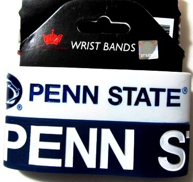 Pennsylvania State Rubber Wrist Band Set of 2 NCAA Pennsylvania State Rubber Wrist Band Set of 2 NCAA