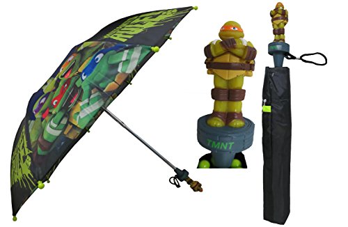 Teenage Mutant Ninja Turtles Boys' Green Compact Umbrella