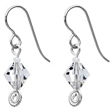Titanium April Birthstone Earrings Made with SWAROVSKI ELEMENTS