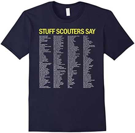 Men's Stuff Scouters Say TShirt XL Navy