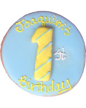Beautiful Cookies Organic Party Favors-Numbers J Organic Cookies Cookies, 10 Cookies by Beautiful Cookies