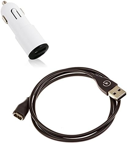 Fitbit Charge HR 3.3ft Replacement USB Charger HR with Reset Options and Car Adapter (1 Year Warranty Guaranteed)