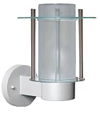 Besa 335504-23 3355 Series Lantern White / Frost-Clear 9'W. x 13'H. x 11-3/8'Ext.