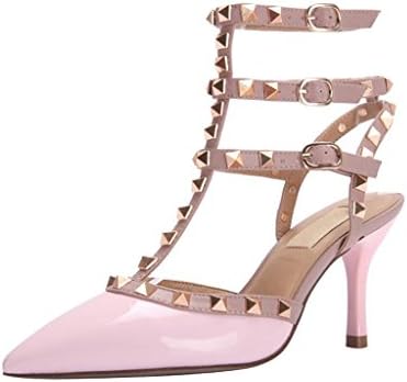 Littleboutique Girls Metallic Stone Pointed Toe Sandals Slingback Evening Party Shoes Dress Sandals