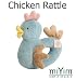 MiYim Organic Cotton Chicken Rattle - Blue (28121)