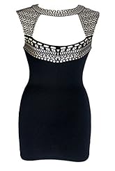 Sexy Sleeveless Cocktail Striped Print Cutout Polyester Summer Scoop Neck Bandage Dress/Bodycon Dress/Club Dress/Evening Dress/Party Dress/Wedding Dress/Mini Dress 