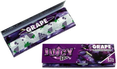 Juicy Jays Grape Flavored Rolling Papers 1 1/4 - 5 Pack