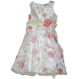 Eisend Kindermode - Festliches Kleid M�dchen Blumen - 140lachs