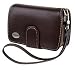 Olympus Slim Leather Case for Olympus Stylus 710, 720SW, 730 FE-180 and FE190 (Dark Brown)