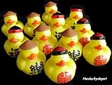 One Dozen (12) Rubber Ducky CHINESE DUCKS Party Favors