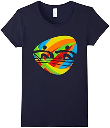 Women's Rowing Team T-Shirt Medium Navy