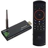 Tronsmart CX-919 RK3188 Quad Core ARM Cortex A9 Android 4.2.2 Mini PC TV Box 2G/8G Black with RII K25 2.4Ghz Wireless Air Mouse