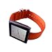 Orange Apple iPod Nano Watch Band - Nylon Strap for High Tech Wristwatch - SS Hardware