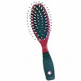Hair Country 7 Row Oval Purse Cushion Brush (Pack of 6)