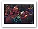 Four of a Kind (mini) by Justin Bua 9"x11.75" Art Print Poster