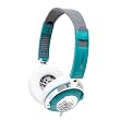 iFrogz EarPollution Nerve Pipe Headphones - Swirl - Teal/Chrome