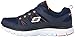 Skechers Men's Flex Advantage Tune In Memory Foam Training Shoe,Navy/Orange,9.5 M US