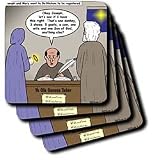 Rich Diesslins Cartoon Days of Christmas TCDC - The Census in Bethlehem at Christmas - Coasters