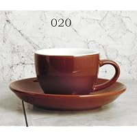 Brown espresso cups heavy weight, set/6 cups & saucers, 2.5 oz. cap.