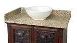 Westport Bay 2500-3600-1595 36-Inch Granite Vessel Vanity Top, Tiger Yellow