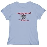 Kneeboarding is an extension of my creative mind Sports Womens T-Shirt (Silver Gray, Sizes X-Small - XXX-Large)