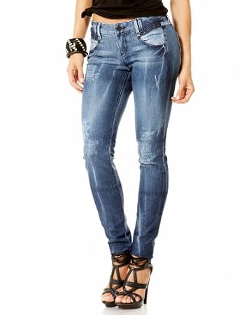 Valarie Distressed Skinny Jean :  skinny blue pants jeans