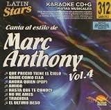 Latin Stars Karaoke: Marc Anthony, Vol. 4