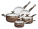 Sunbeam 76887.08 Duo-Band 8-Piece Cookware Set, Champagne