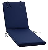 IMAGE OF Oxford Garden Siena Chaise Lounge Cushion, Navy Blue