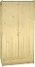 Steens 29010019 Kleiderschrank SFK 180 x 95 x 58 cm Kiefer massive, natur lackiert