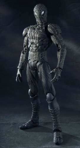 Movie Realization Black Spider-man and Spiderman figure set Bandai