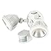 Hubbell 5882-6 Weatherproof LED Flood Light Kit with Motion Sensor, White,