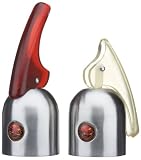 Napa Essentials Expand-to-Fit Wine Bottle Stoppers, Set of 2