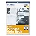 Rediform Carbonless Purchase Order Book, Triplicate, Numbered, Bottom Punch, 8.5 x 11 inches (1L147)