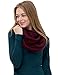 Women Winter Knit Infinity Scarf Thick Circle Loop Wrap Chunky Warm Cowl