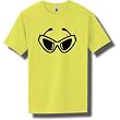 Funky Sunglasses Short Sleeve Bright Neon T-Shirt - Available in 5 bright colors