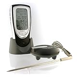 Oregon Scientific AW131 Grill Right Wireless Talking Oven/Barbeque Thermometer, Black